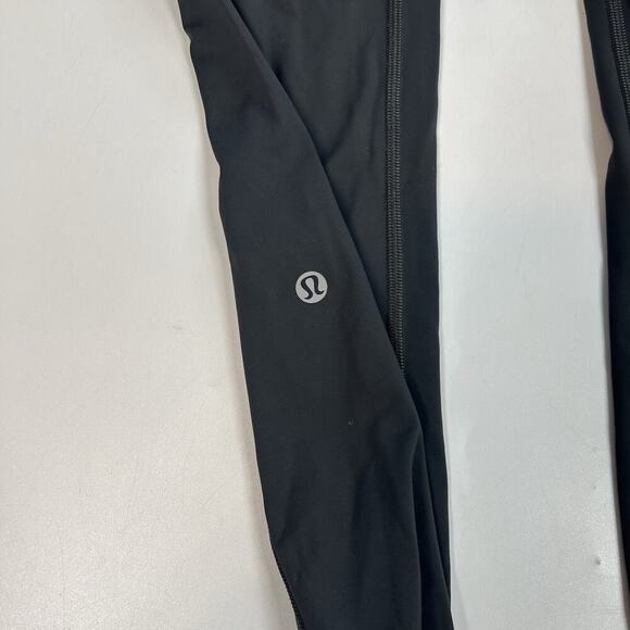 Lululemon Fast Free Tight Womens 4 High Rise Gray Pockets Running - Picture 8 of 9